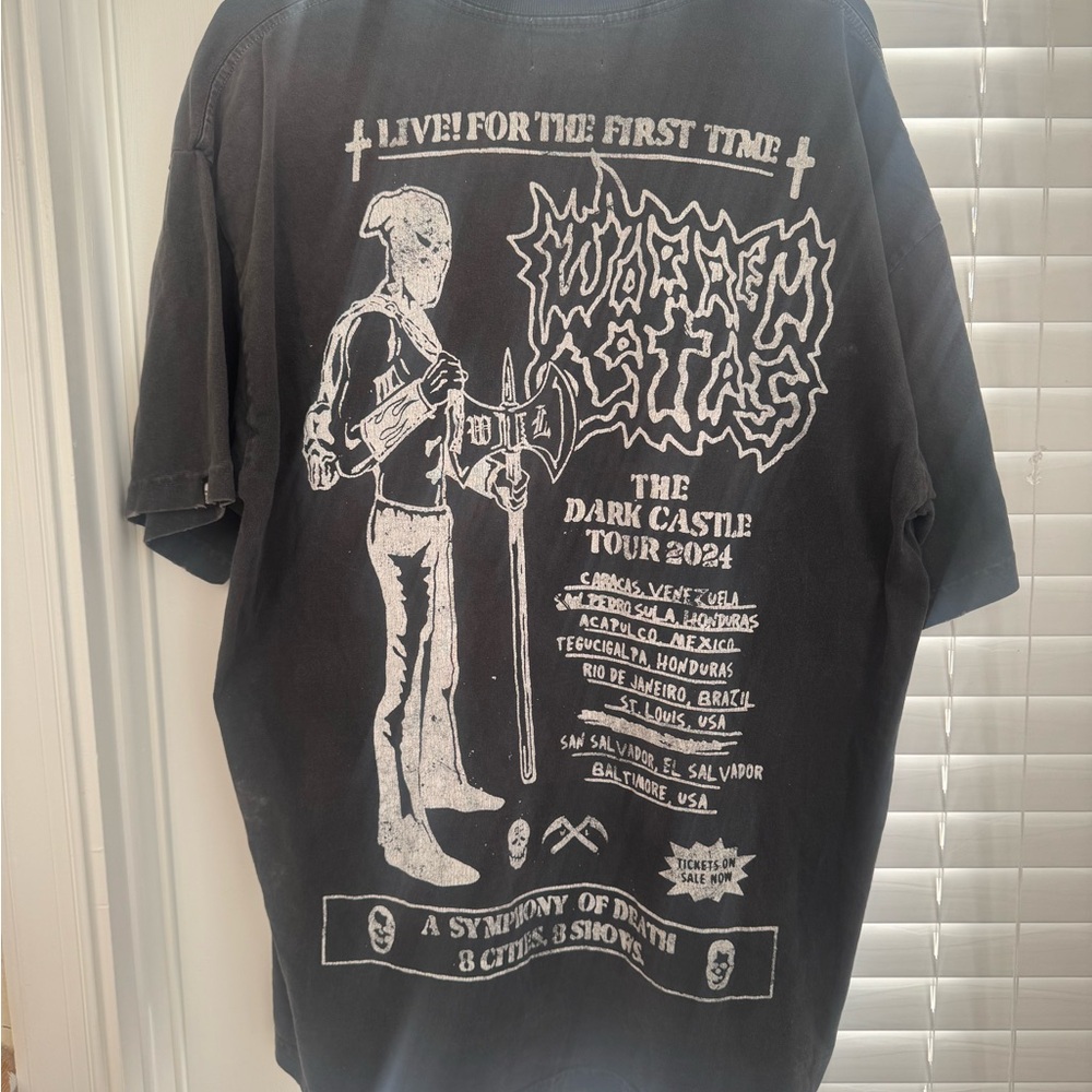 Warren Lotas Dark Castle Tour t shirt